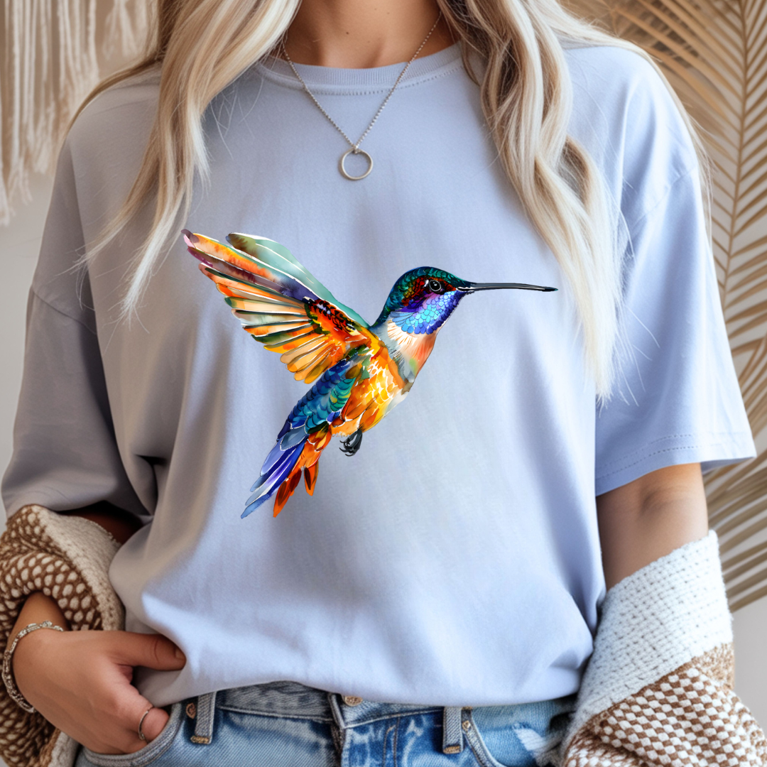 Vibrant Hummingbird - Spring Unisex T-Shirt