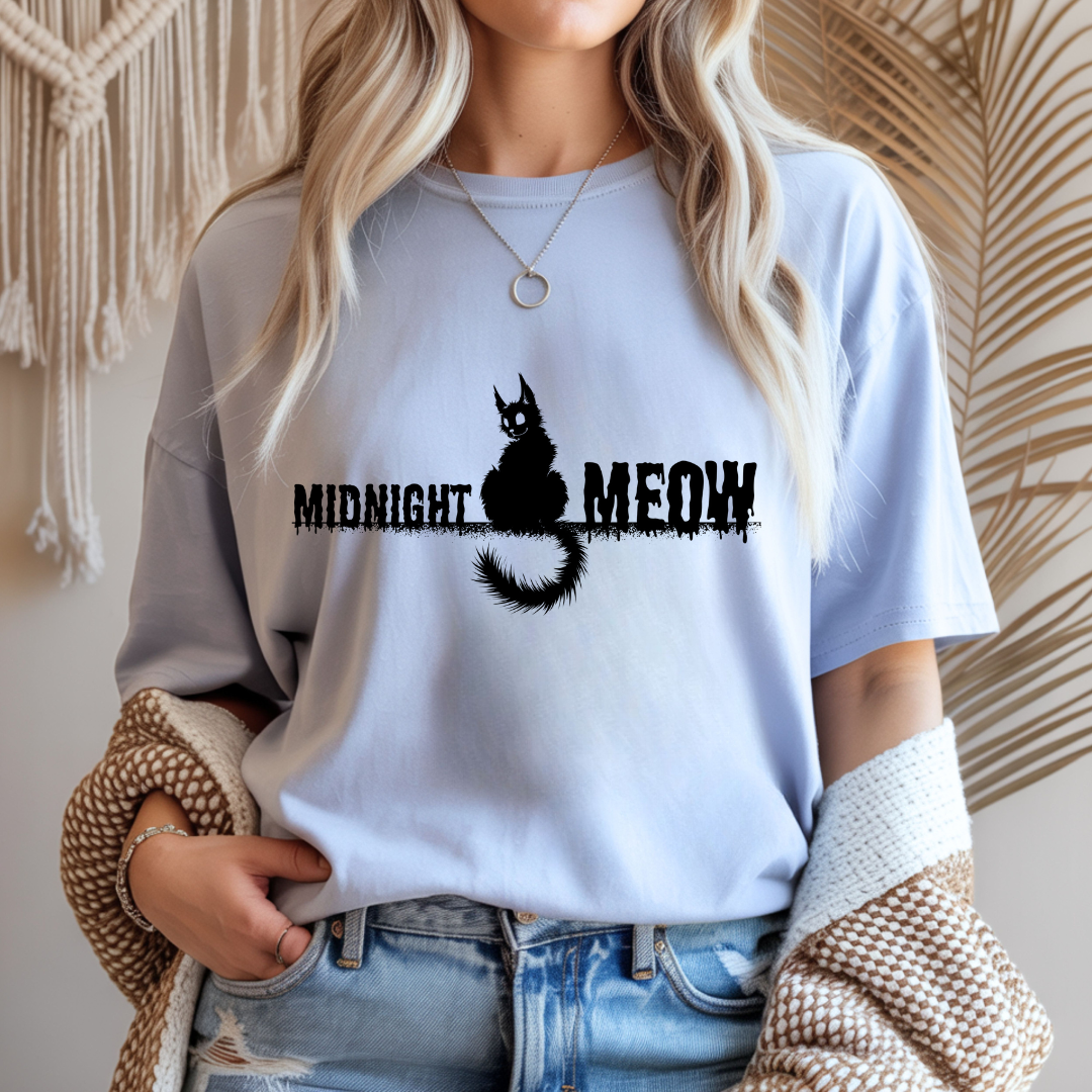 Midnight Meow Unisex T-Shirt