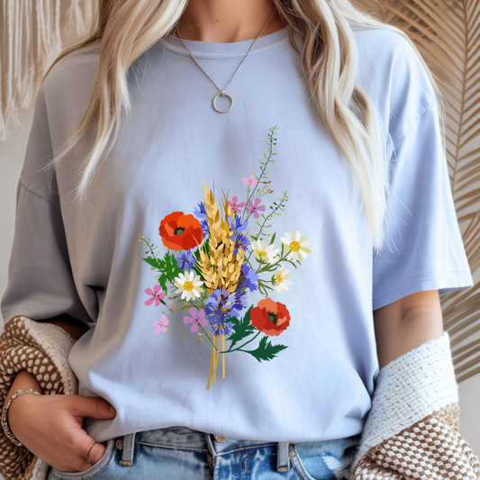 Wildflower Bouquet - Spring Unisex T-Shirt