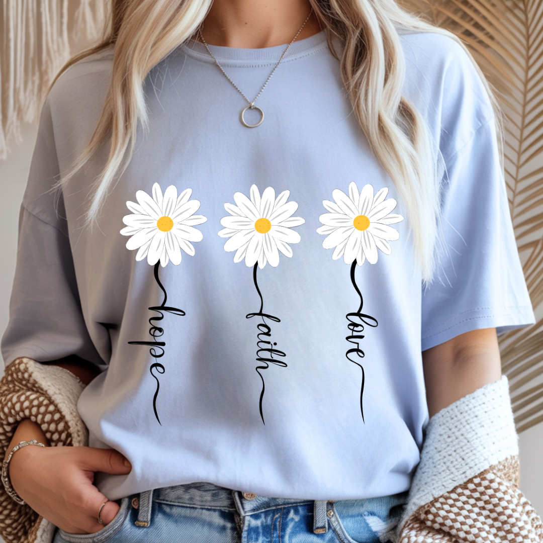 Love-Faith-Hope - Spring Unisex T-Shirt