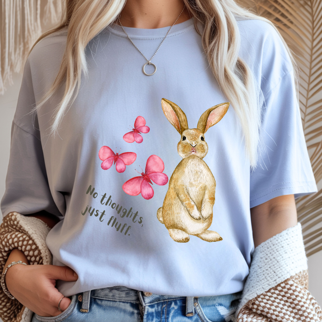 No Thoughts, Just Fluff - Spring Unisex T-Shirt