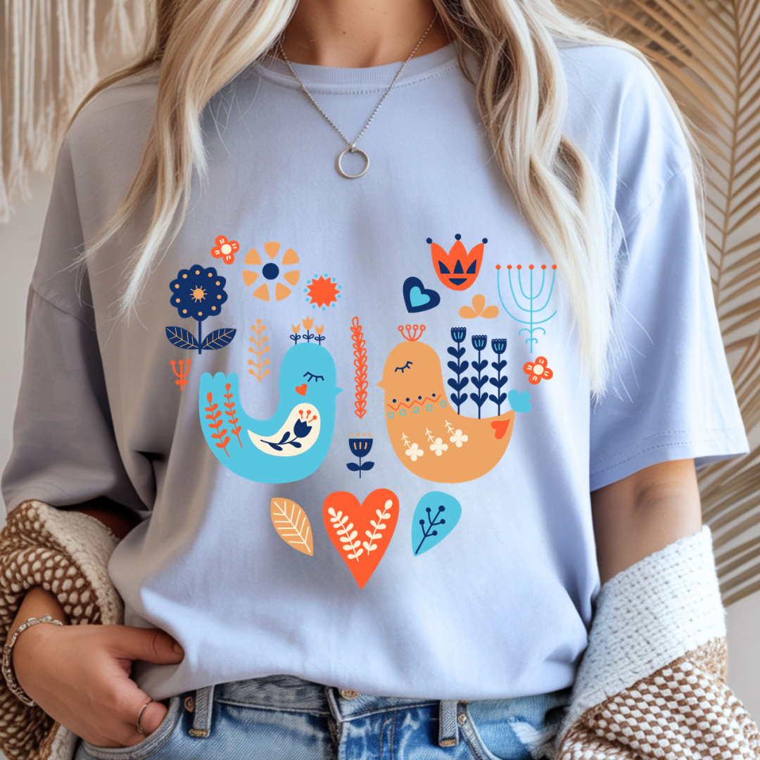 Scandinavian Folk Art - Spring Unisex T-Shirt