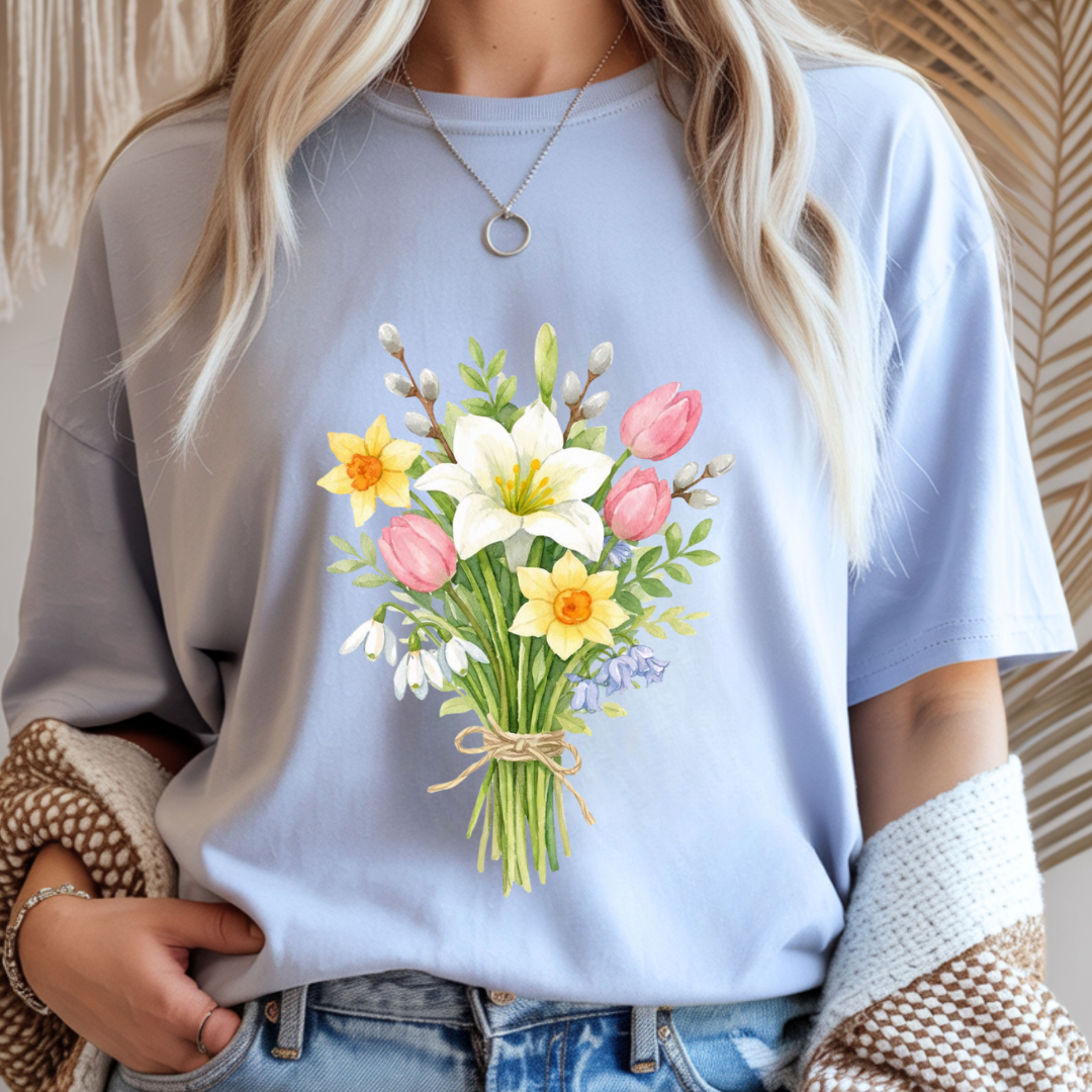 Wildflower Bunch - Spring Unisex T-Shirt