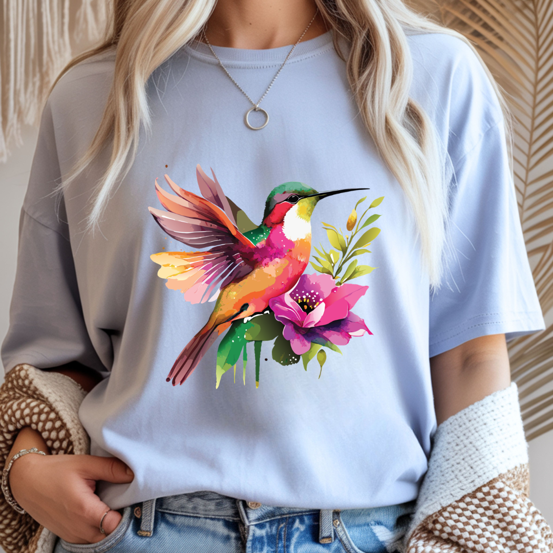 Vivid Hummingbird - Spring Unisex T-Shirt