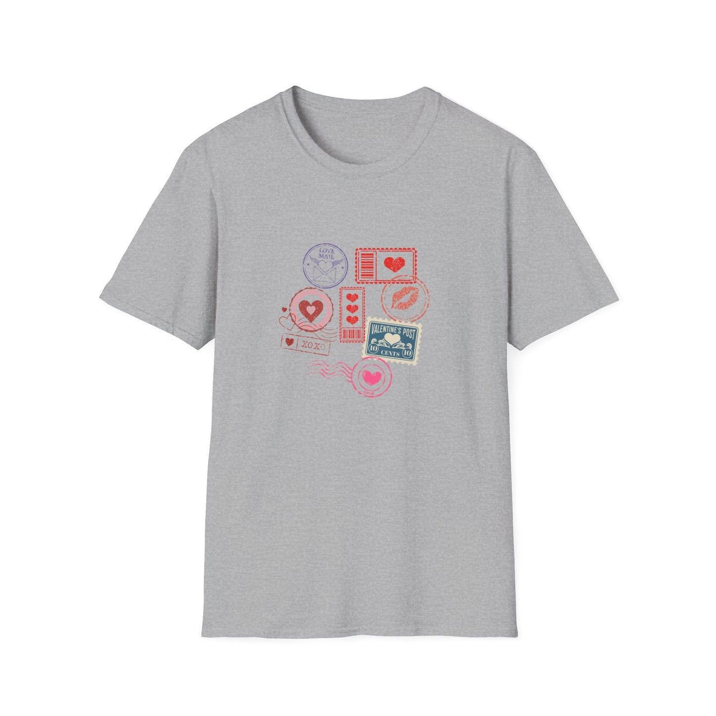 Valentines Day Stamps - Valentines Day Unisex T-Shirt