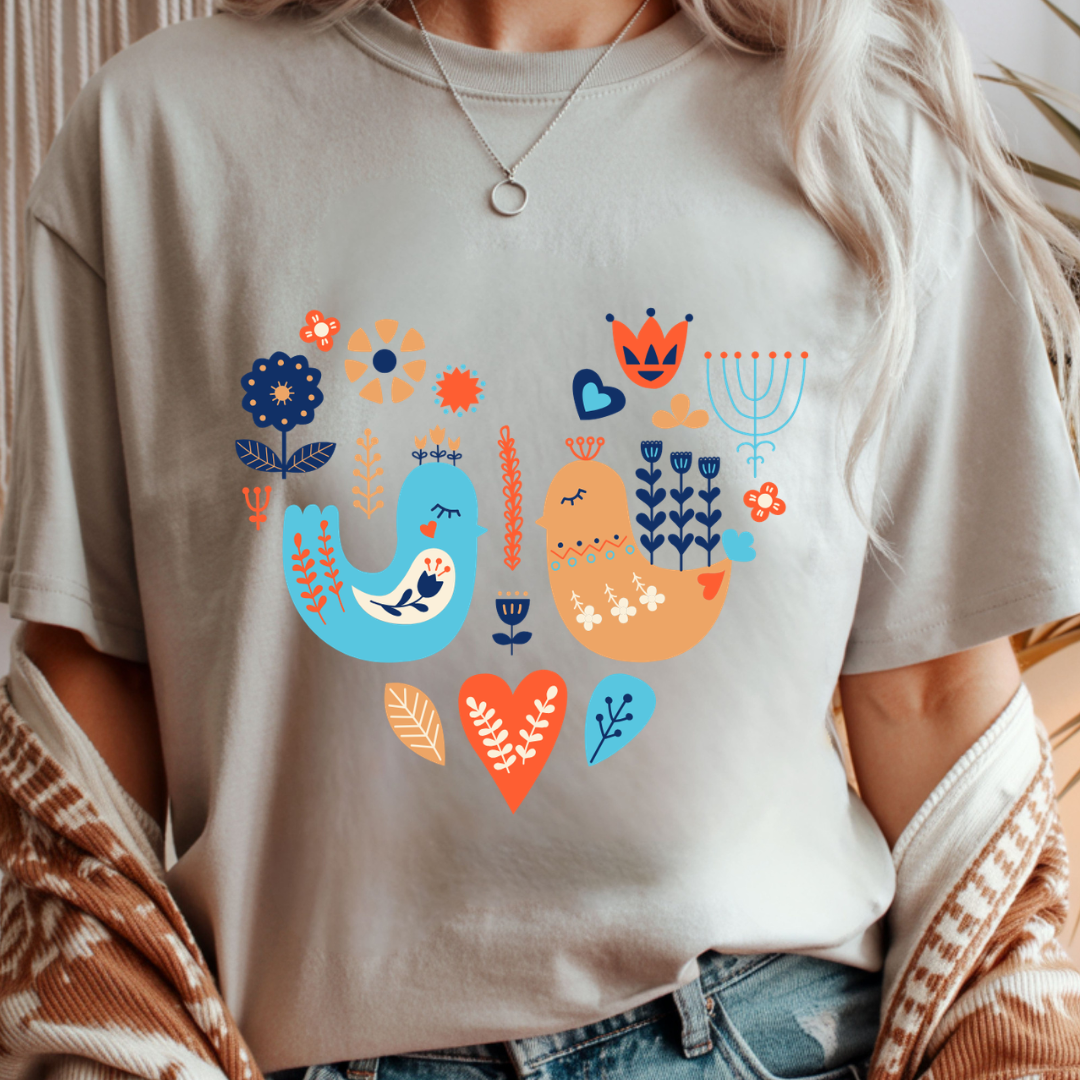 Scandinavian Folk Art - Spring Unisex T-Shirt