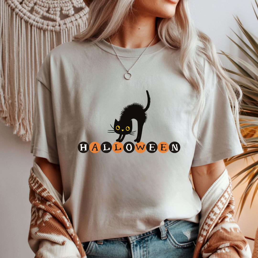 Halloween Cat Unisex T-Shirt