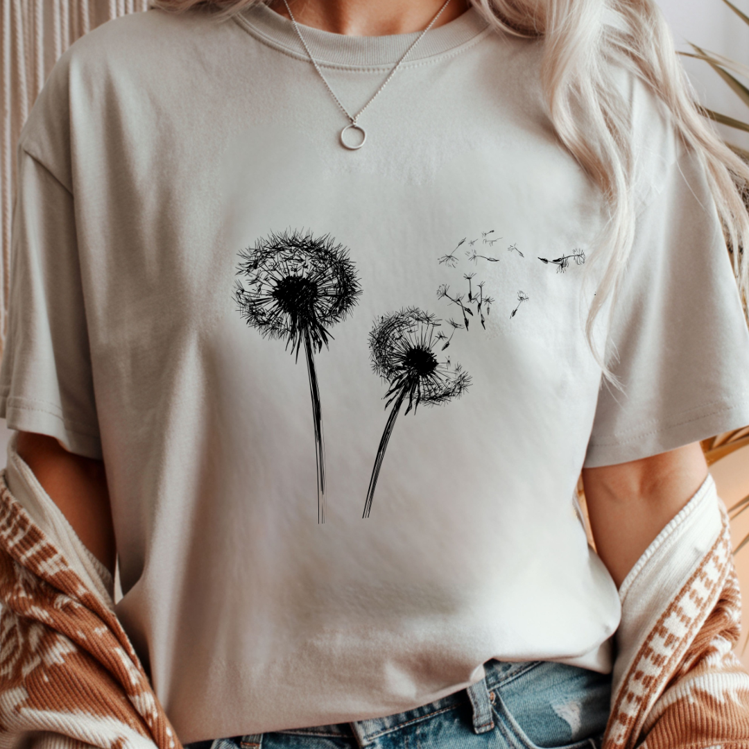 Dandelion Seeds - Spring Unisex T-Shirt