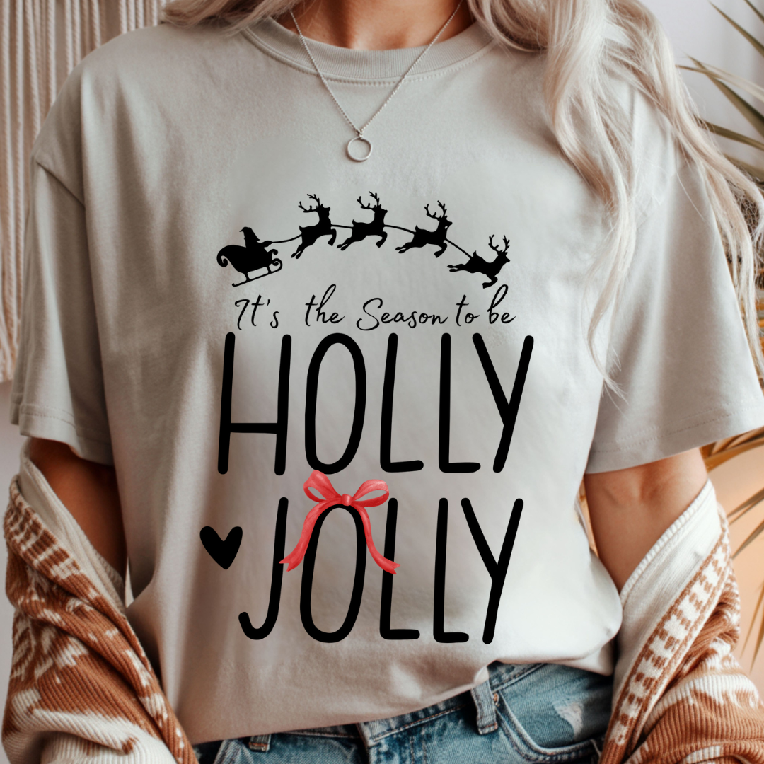 It's the Season to Be Holly Jolly - Winter Unisex T-Shirt