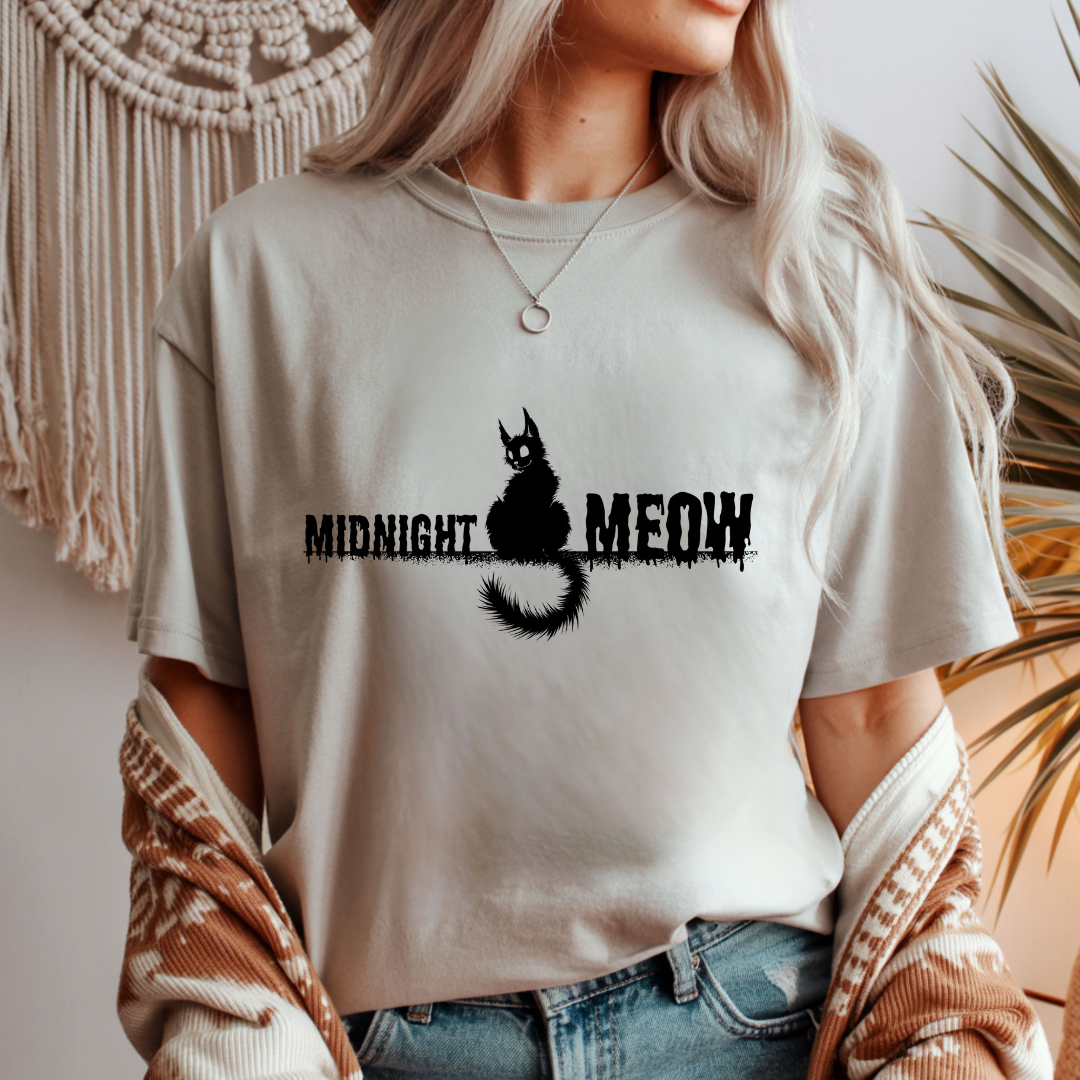 Midnight Meow Unisex T-Shirt