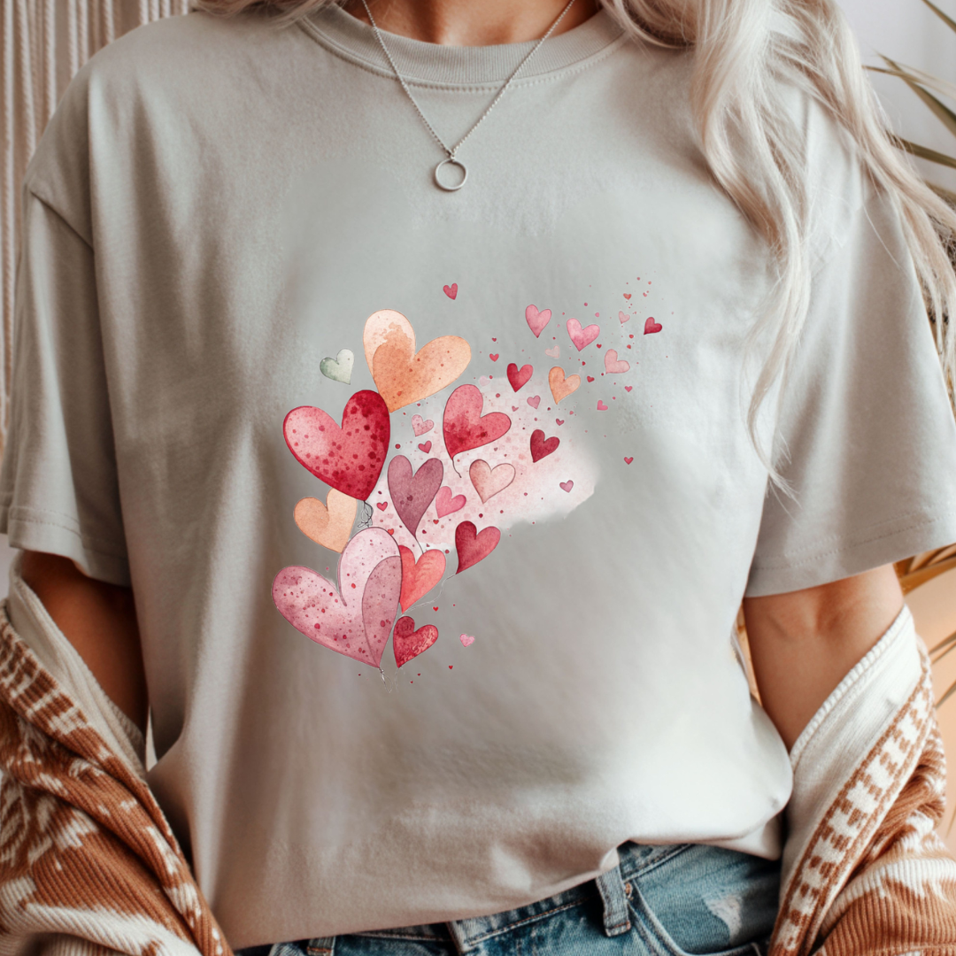 Magical Hearts - Valentines Day Unisex T-Shirt
