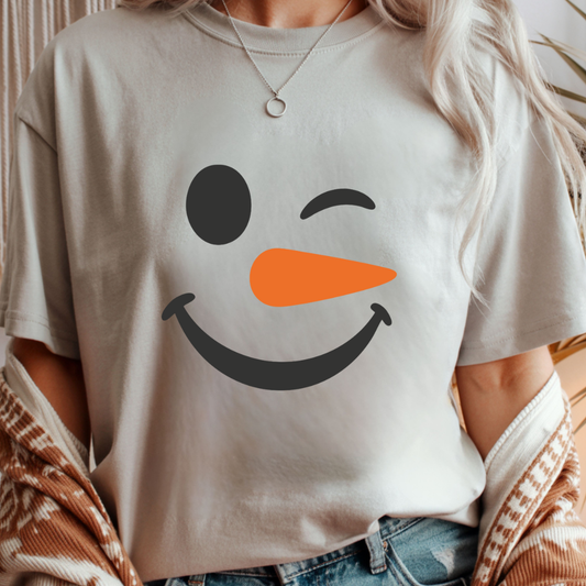 Happy Snowman - Winter Unisex T-Shirt