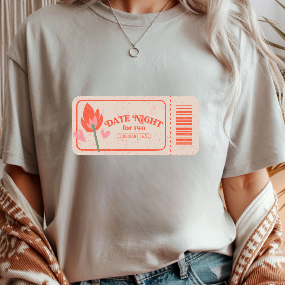 Date Night for Two - Valentines Day Unisex T-Shirt