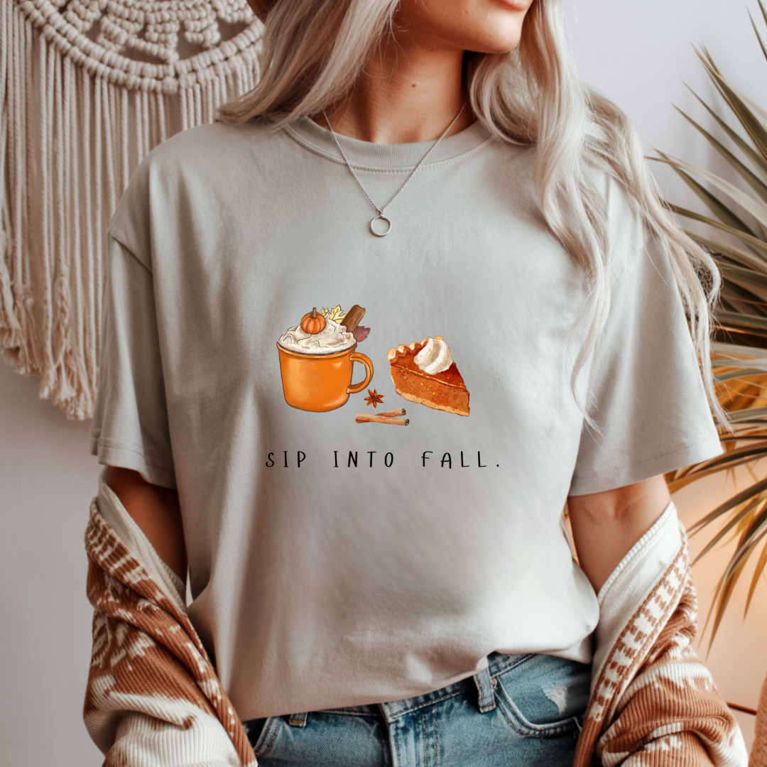 Sip into Fall Unisex T-Shirt