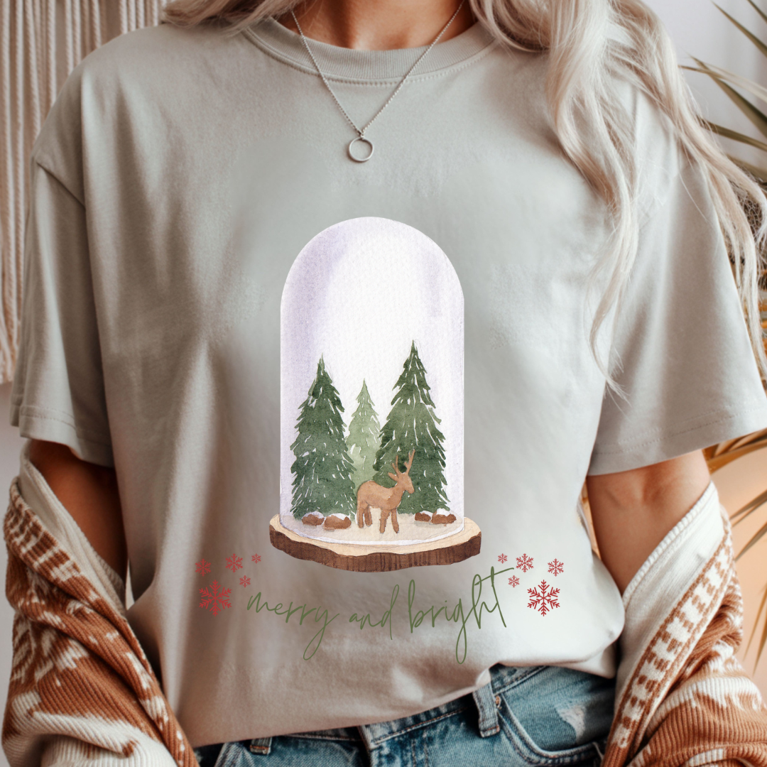 Merry & Bright - Christmas Unisex T-Shirt