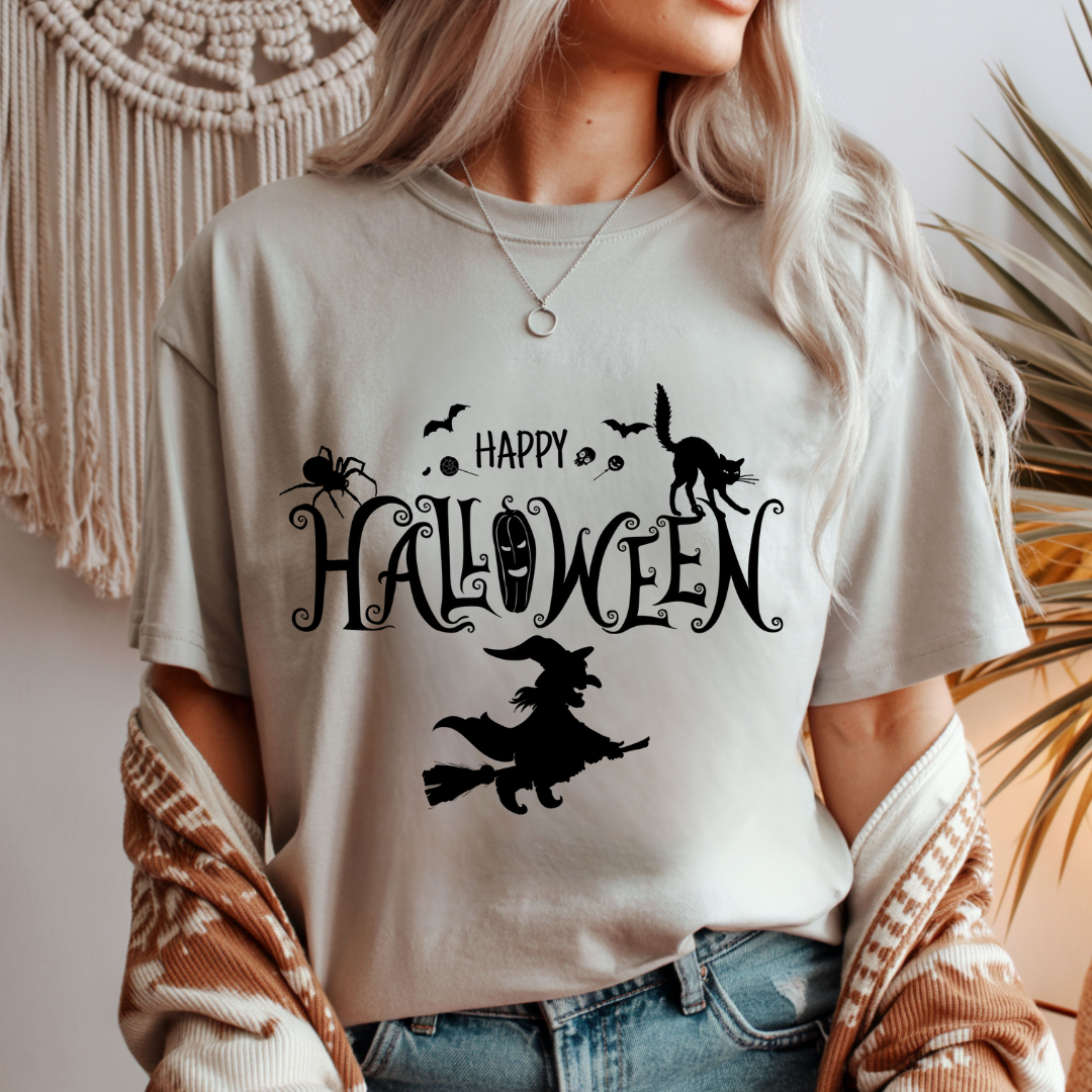 Happy Halloween Witch Unisex T-Shirt