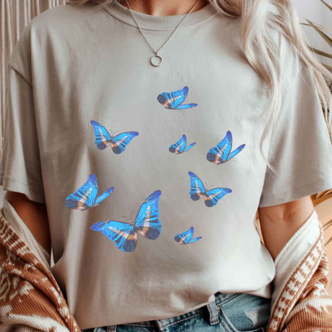 Flying Butterflies - Spring Unisex T-Shirt