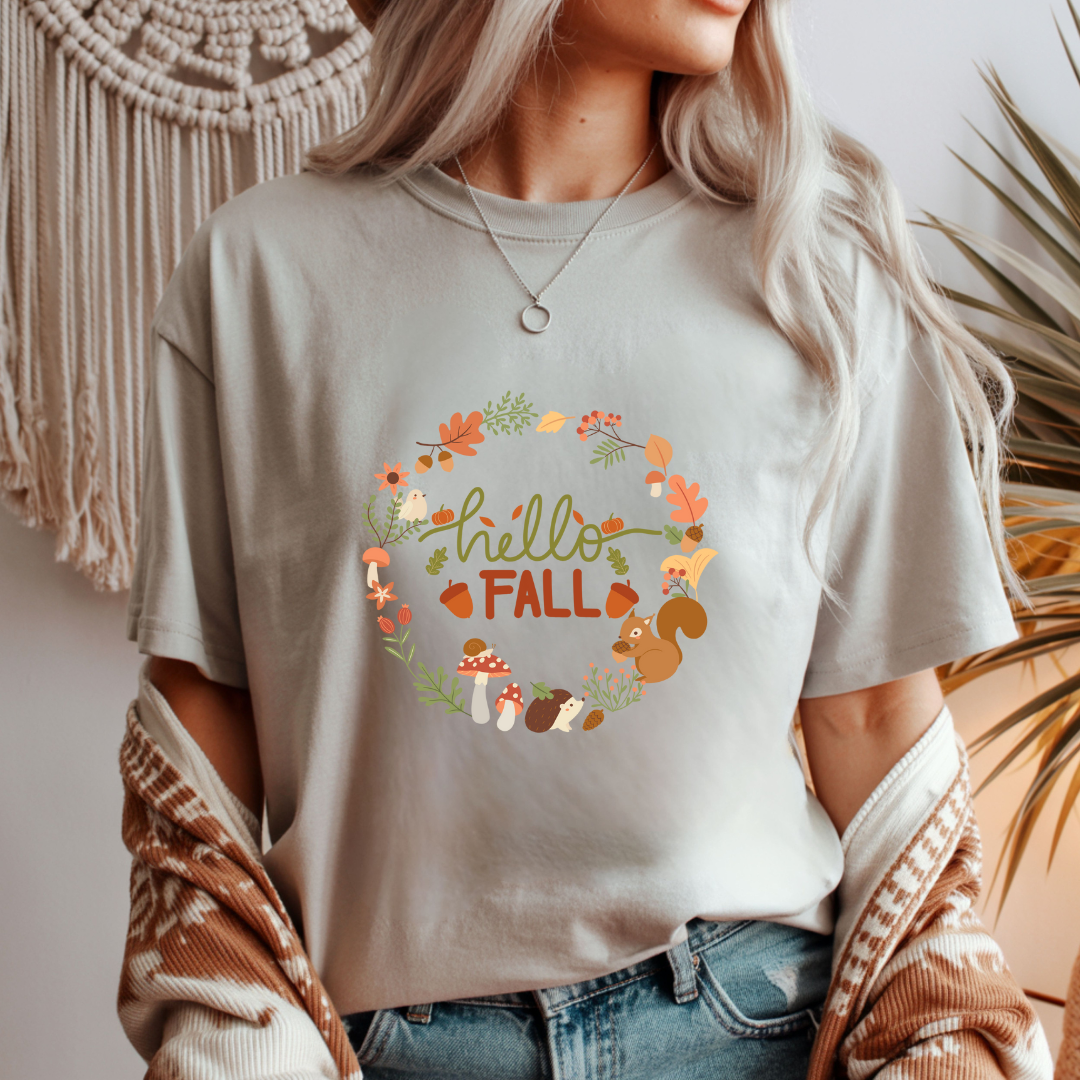 Hello Fall Unisex T-Shirt