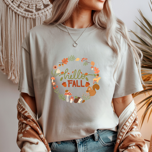 Hello Fall Unisex T-Shirt