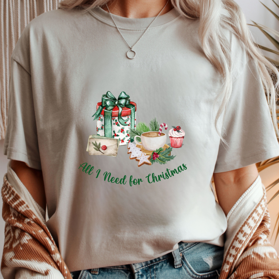 All I Need for Christmas - Christmas Unisex T-Shirt