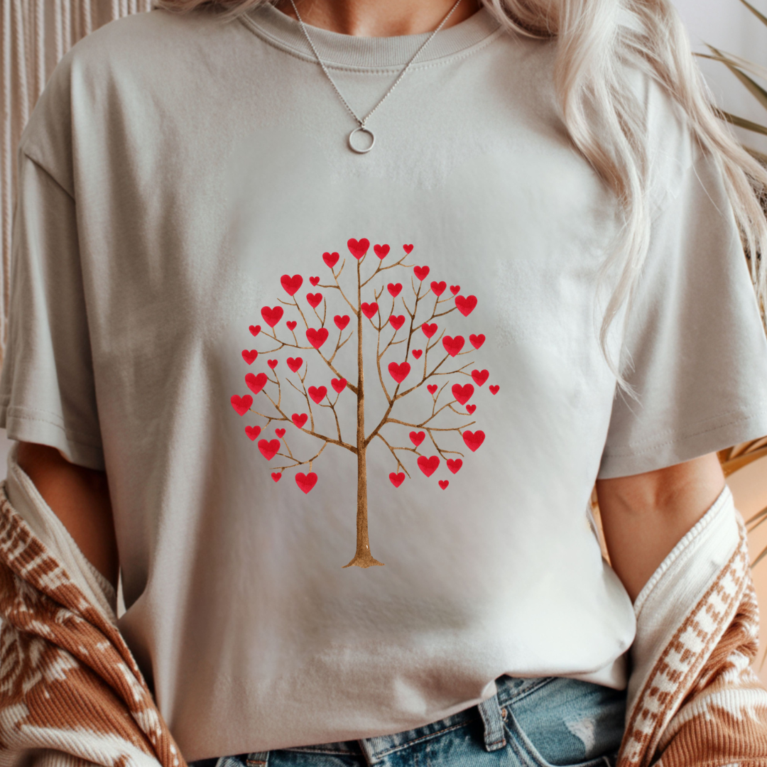 Love Tree - Valentines Day Unisex T-Shirt
