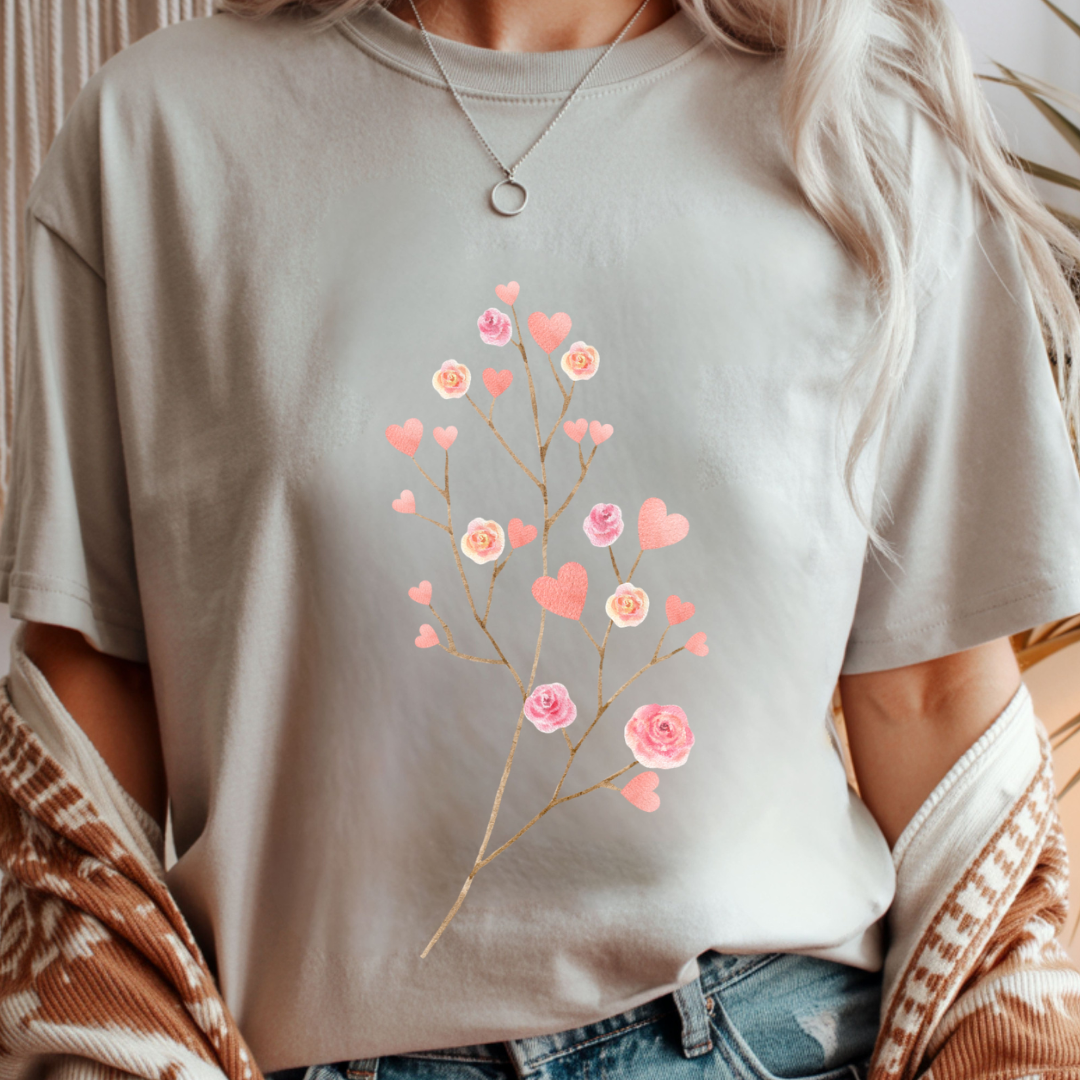 Love Branch - Valentines Day Unisex T-Shirt