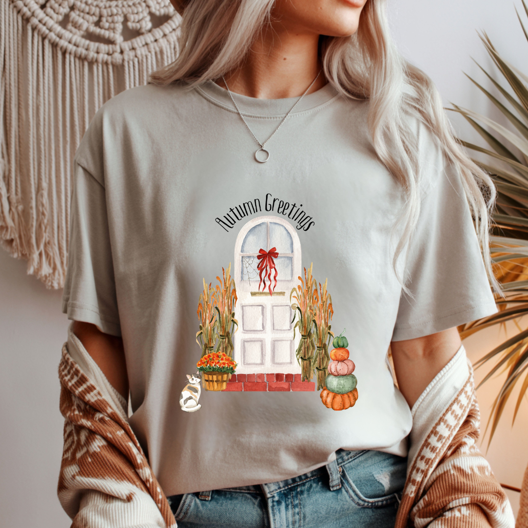 Autumn Greetings - Fall Unisex T-Shirt