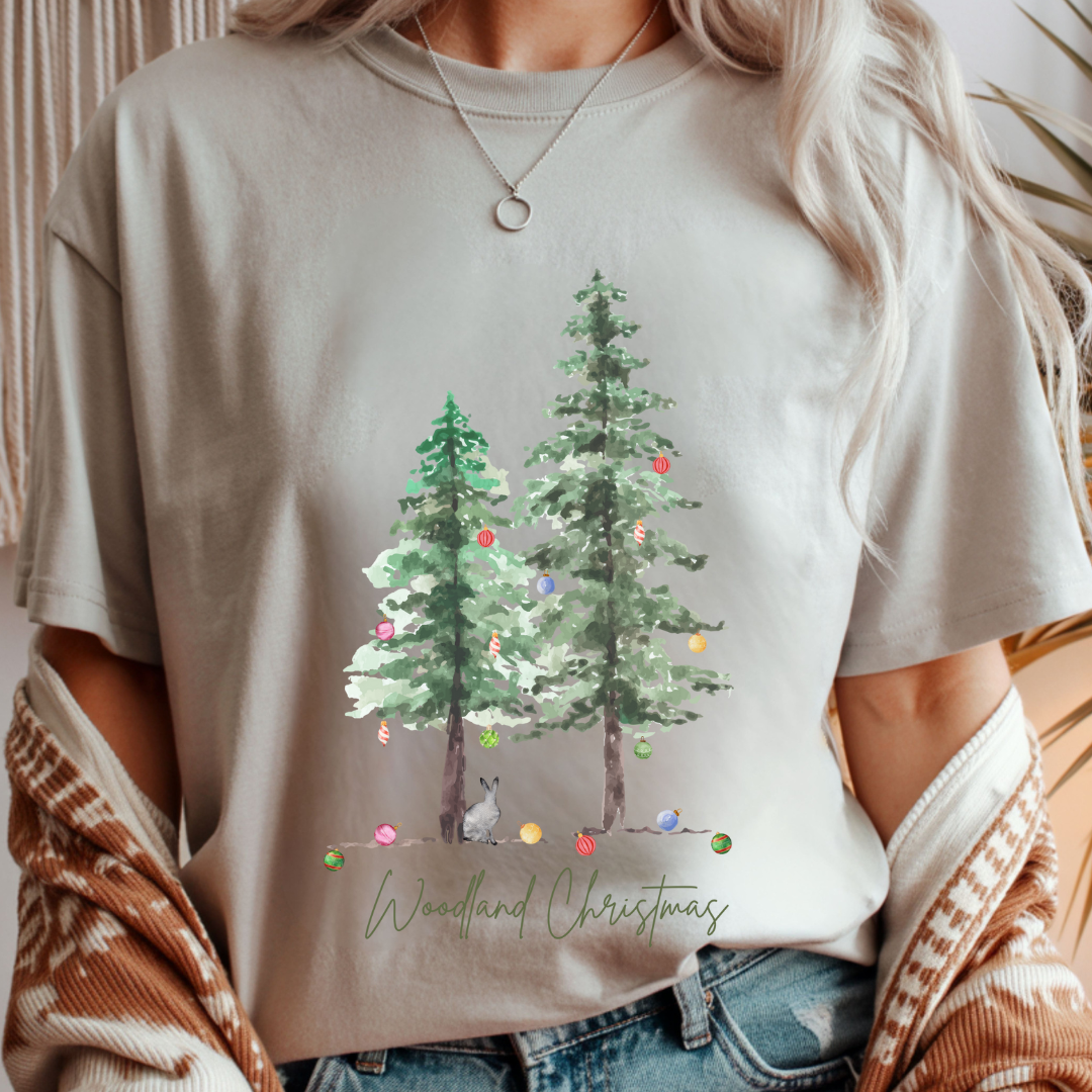 Woodland Christmas - Christmas Unisex T-Shirt