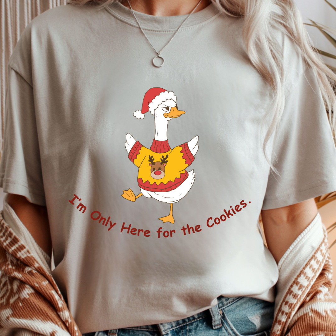 I’m Only Here for the Cookies - Christmas Unisex T-Shirt