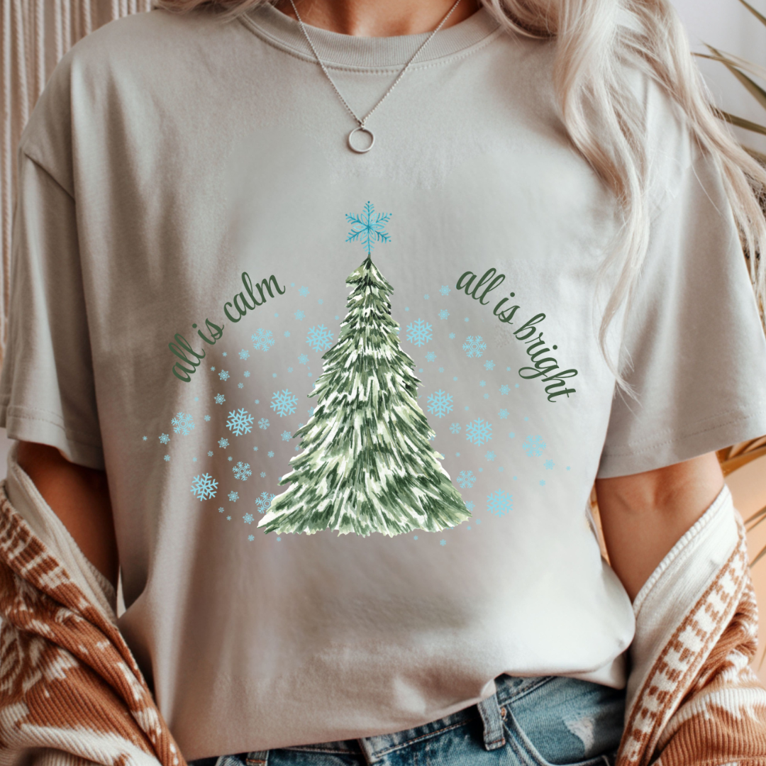 All is calm - All is bright - Winter Unisex T-Shirt