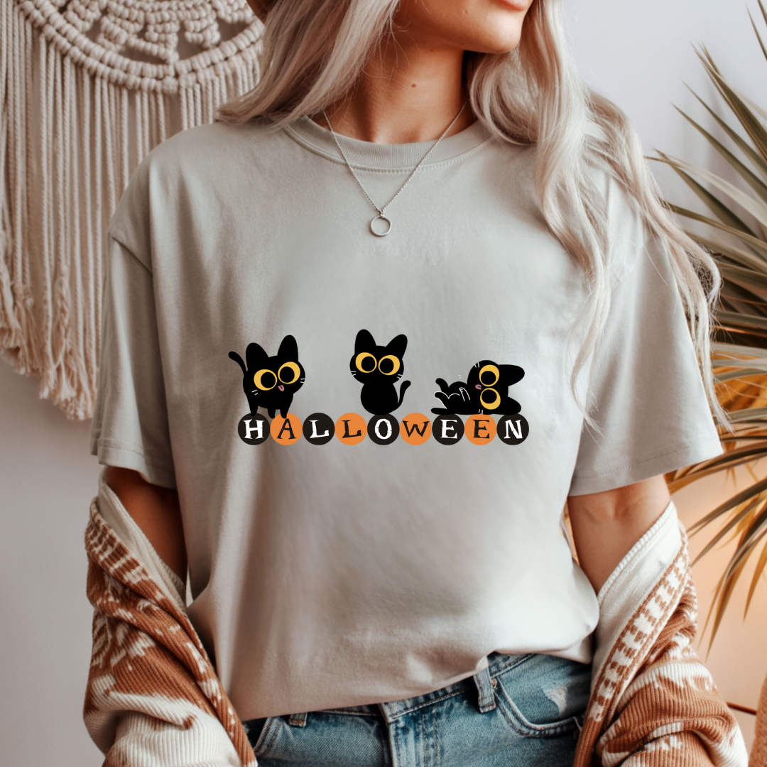 Halloween Cat Unisex T-Shirt