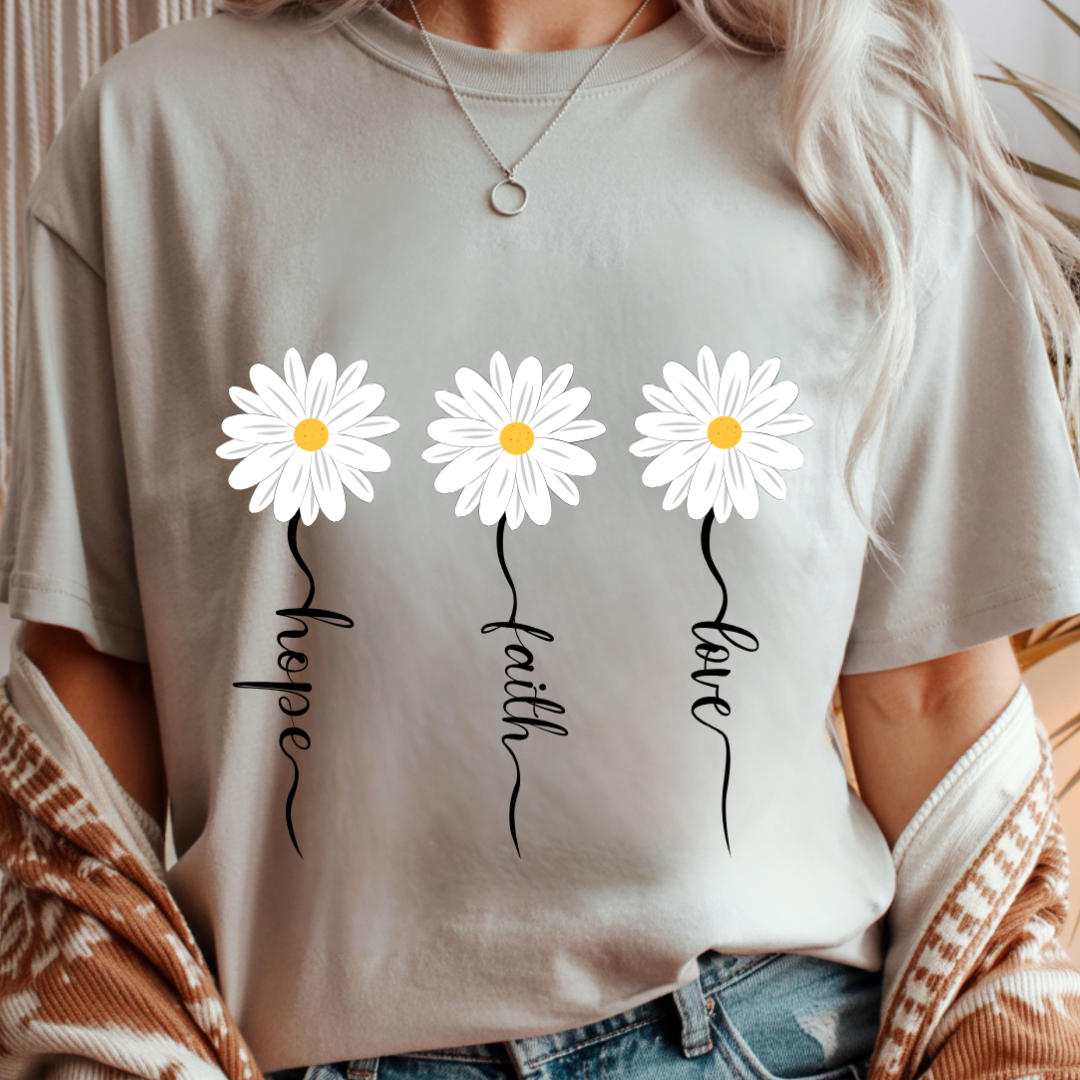 Love-Faith-Hope - Spring Unisex T-Shirt