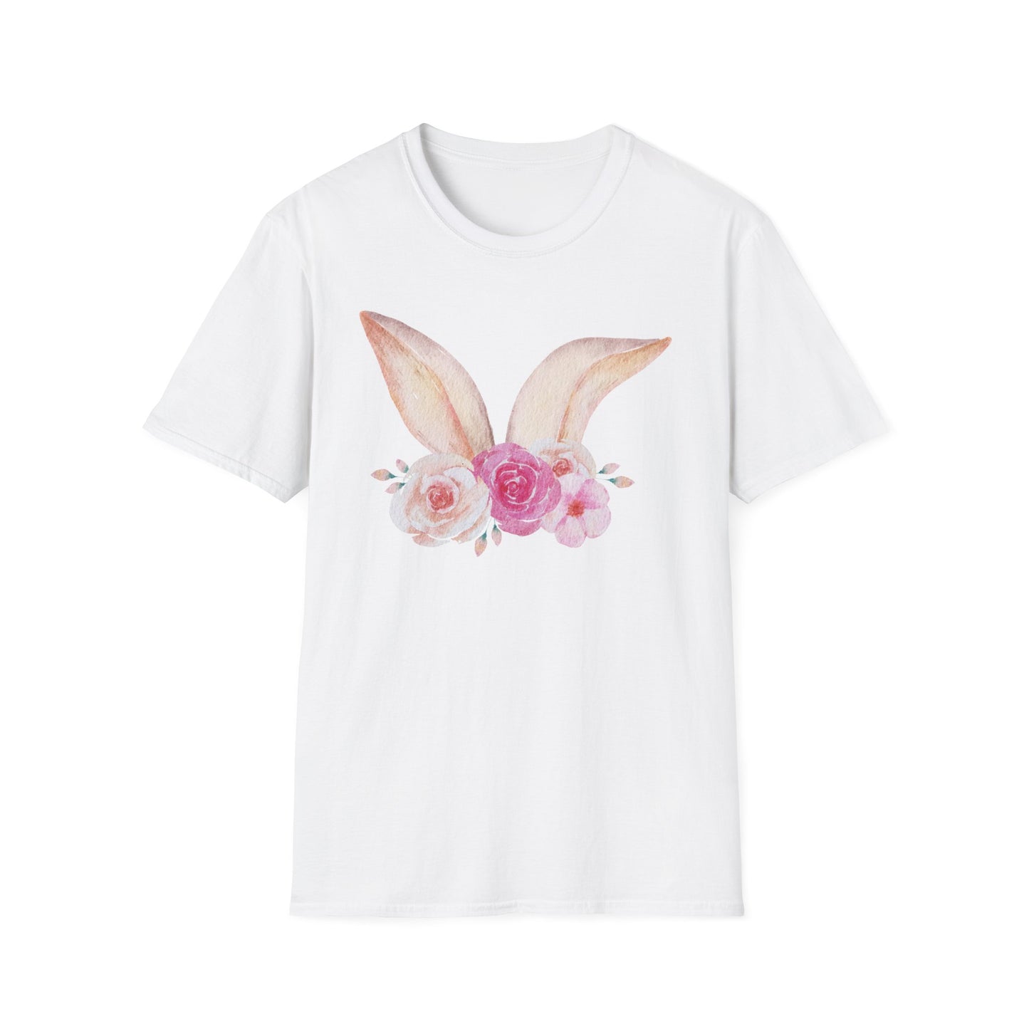 Floral Bunny Ears - Spring Unisex T-Shirt