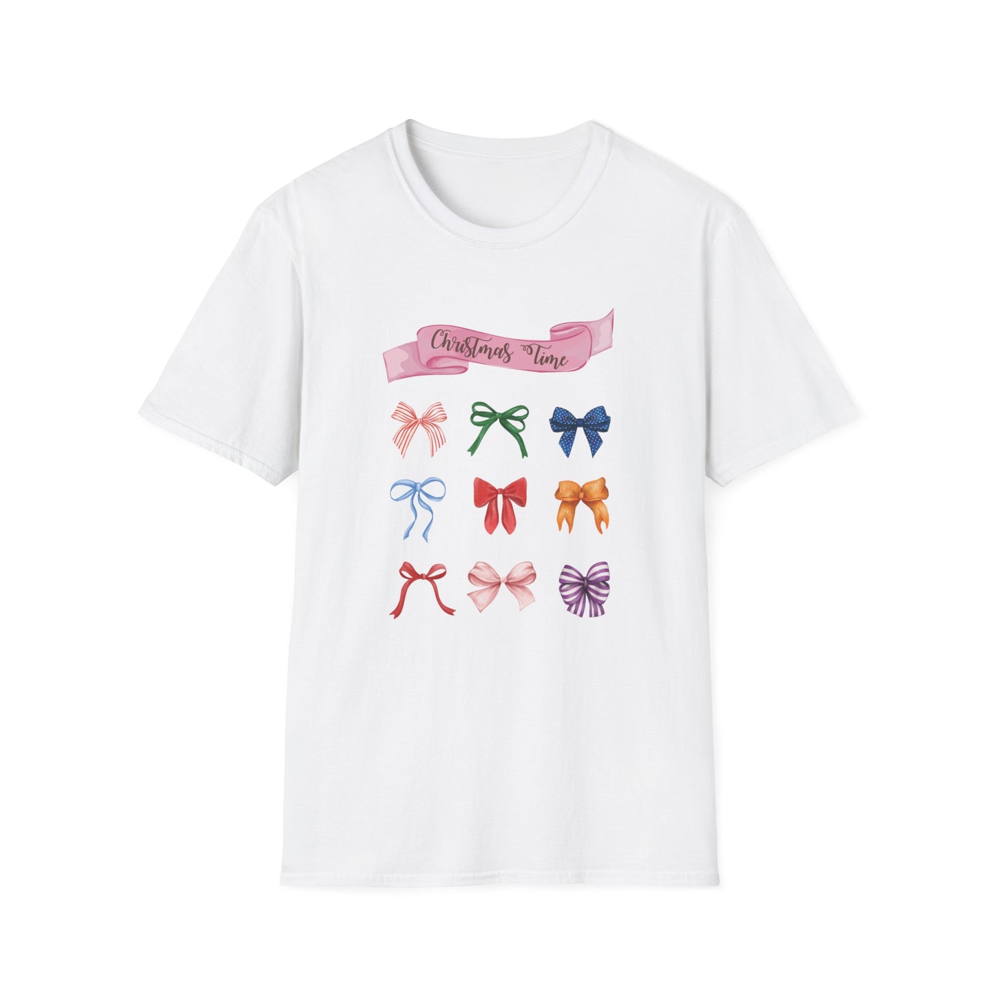 Christmas Time Ribbons - Winter Unisex T-Shirt