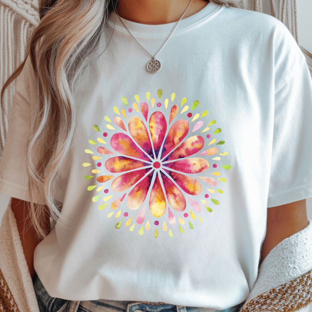 Floral Mandala - Spring Unisex T-Shirt