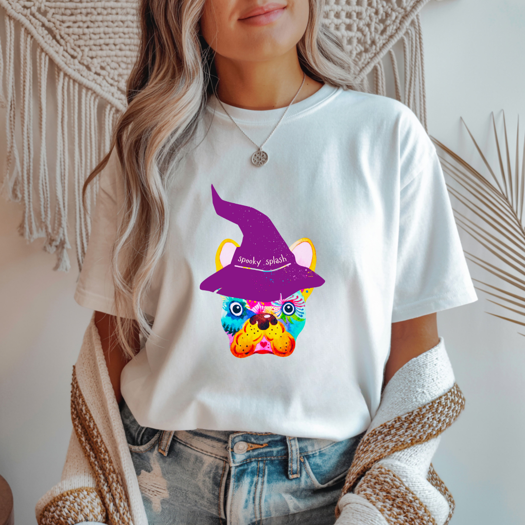 Spooky Splash - Halloween Dog Unisex T-Shirt