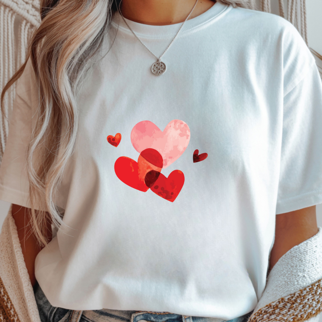 Warm Hearts - Valentines Day Unisex T-Shirt