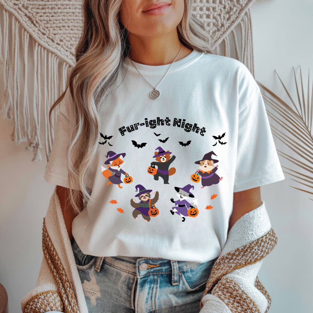 Fur-ight Night - Halloween Unisex T-Shirt