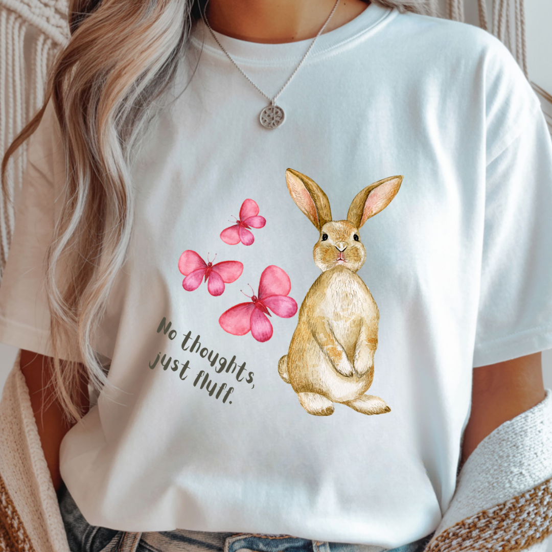 No Thoughts, Just Fluff - Spring Unisex T-Shirt