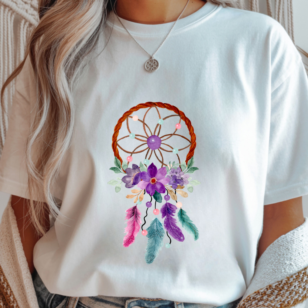 Floral Dreamcatcher - Spring Unisex T-Shirt