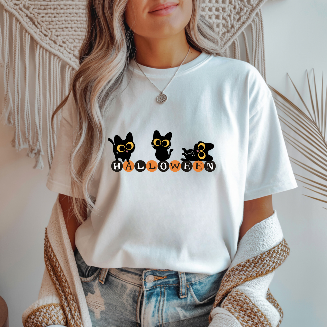 Halloween Cat Unisex T-Shirt