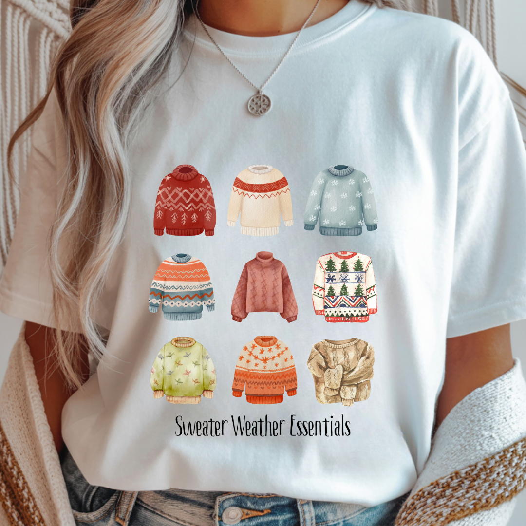 Sweater Weather Essentials - Winter Unisex T-Shirt