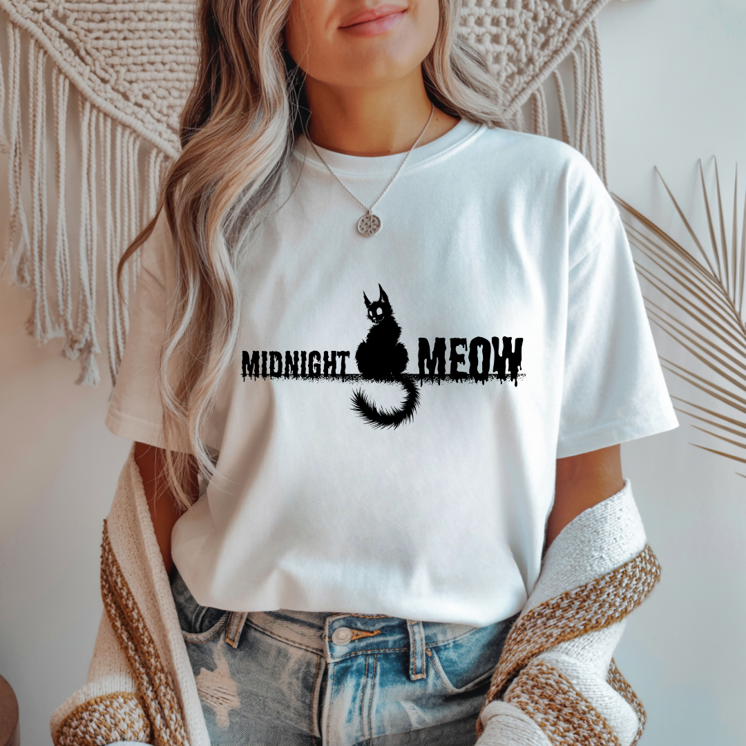Midnight Meow Unisex T-Shirt