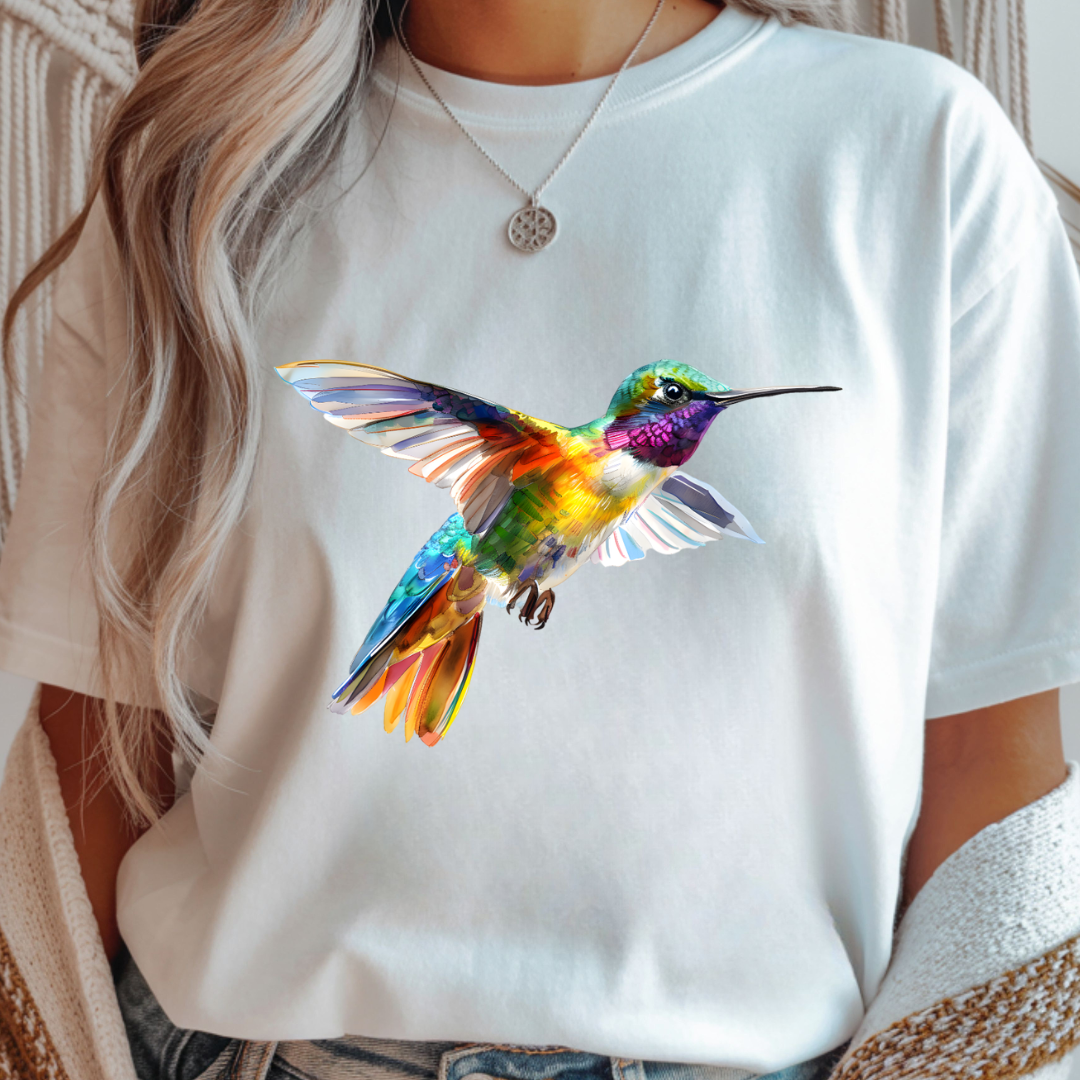 Neon Hummingbird - Spring Unisex T-Shirt