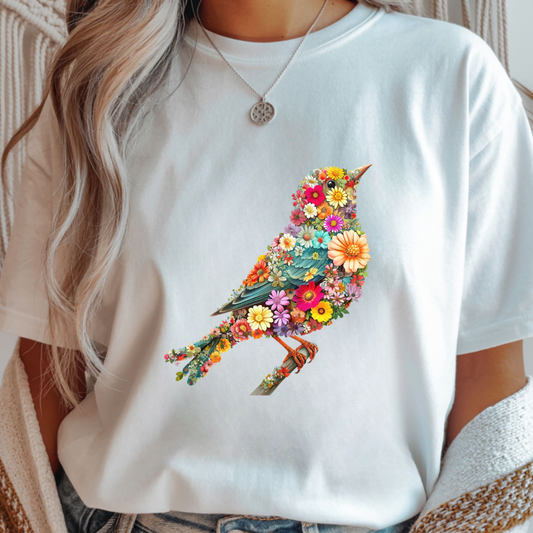 Blossom Bird - Spring Unisex T-Shirt