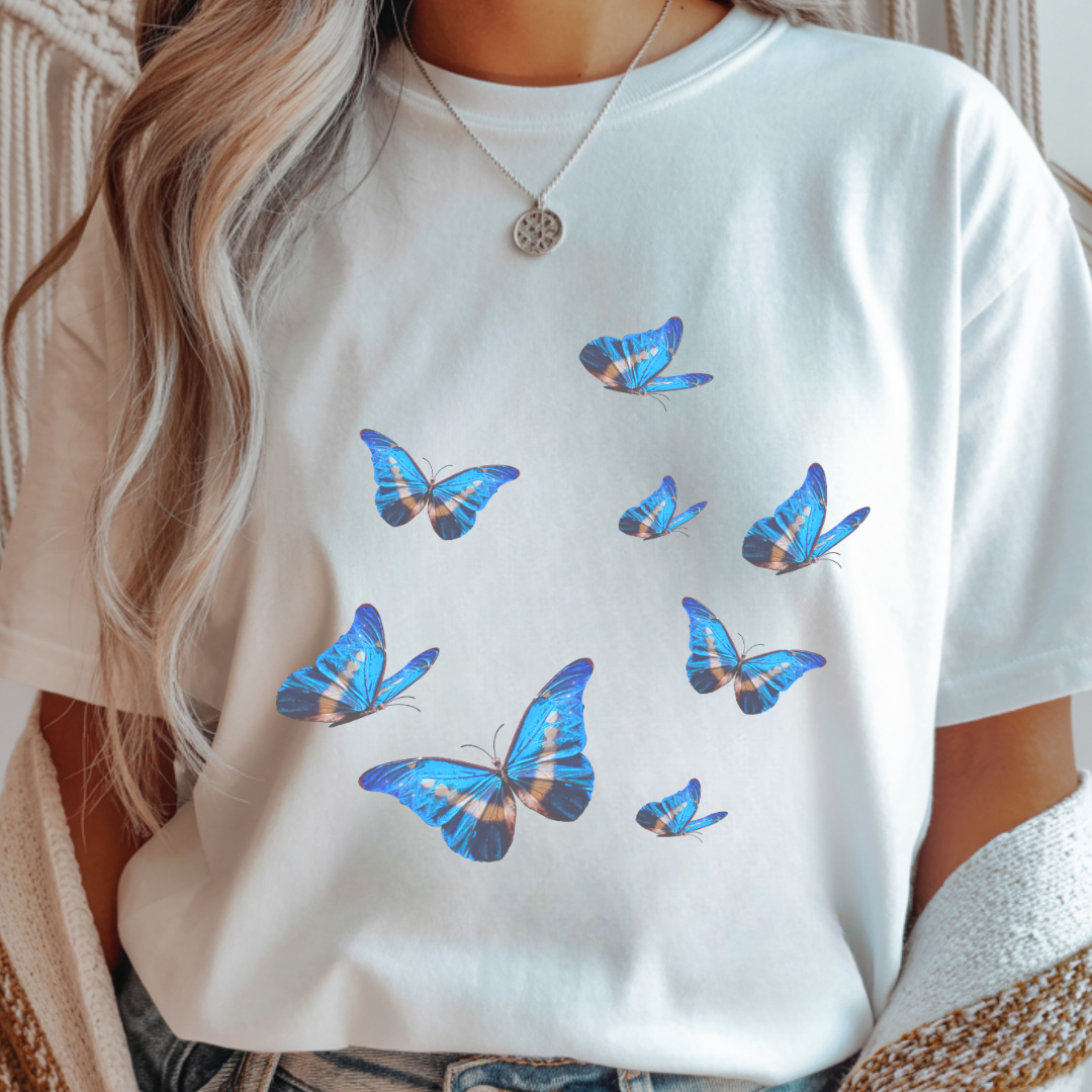 Flying Butterflies - Spring Unisex T-Shirt