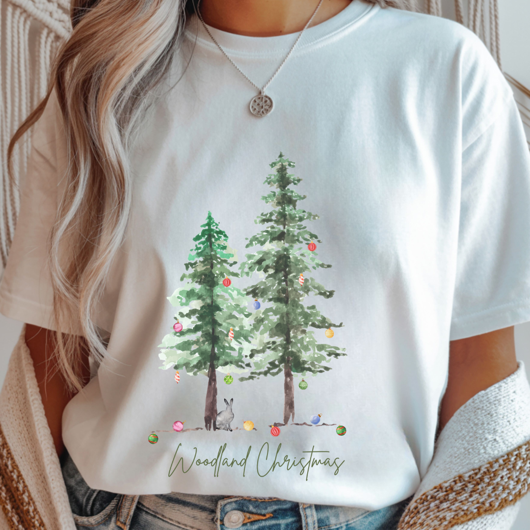 Woodland Christmas - Christmas Unisex T-Shirt