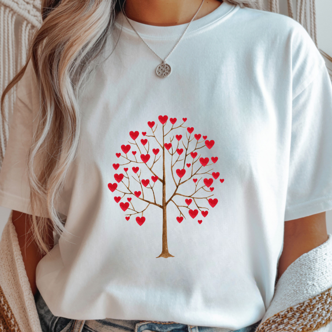 Love Tree - Valentines Day Unisex T-Shirt