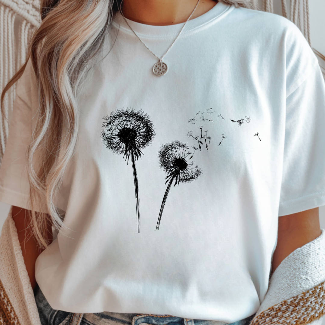 Dandelion Seeds - Spring Unisex T-Shirt
