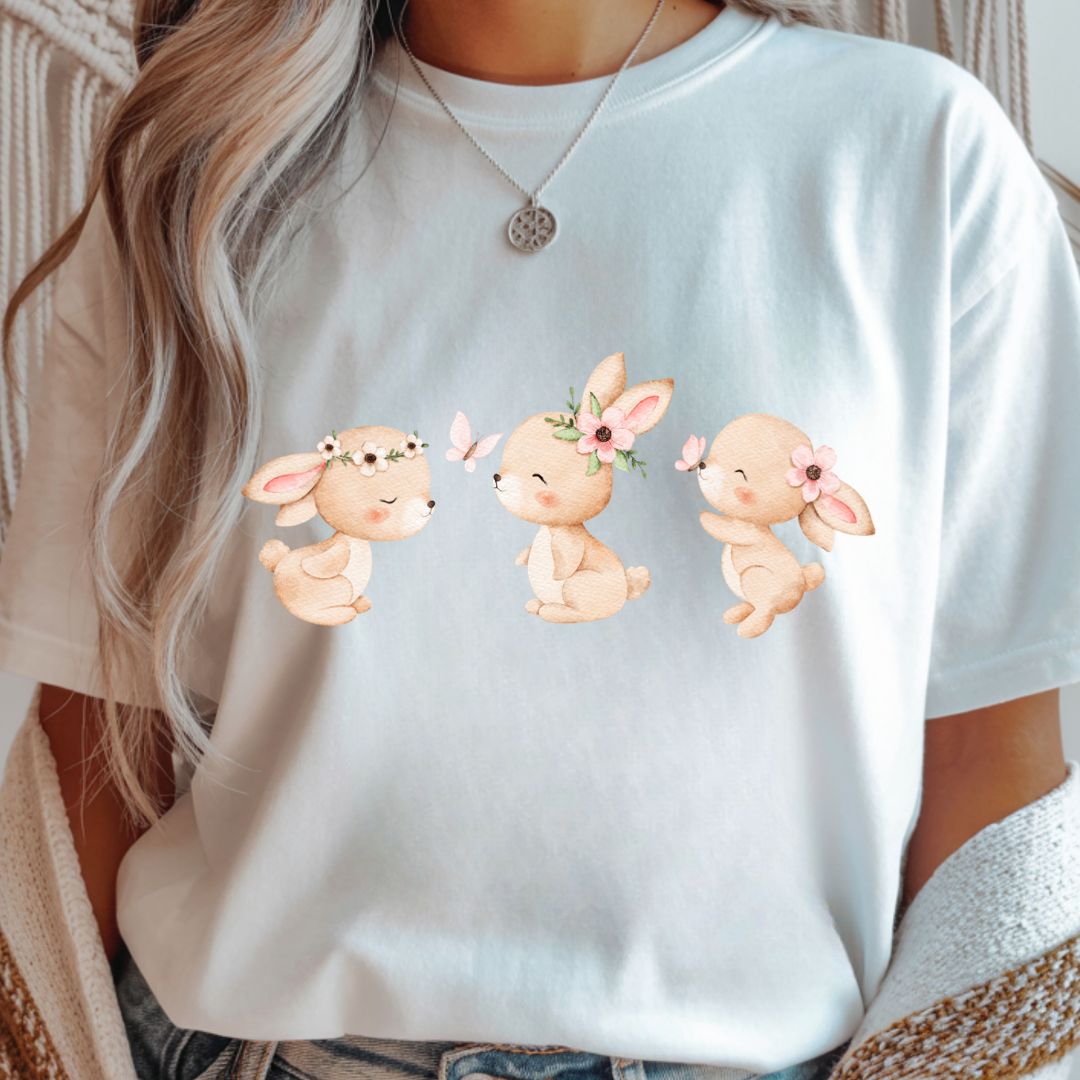 Cute Bunnies - Spring Unisex T-Shirt